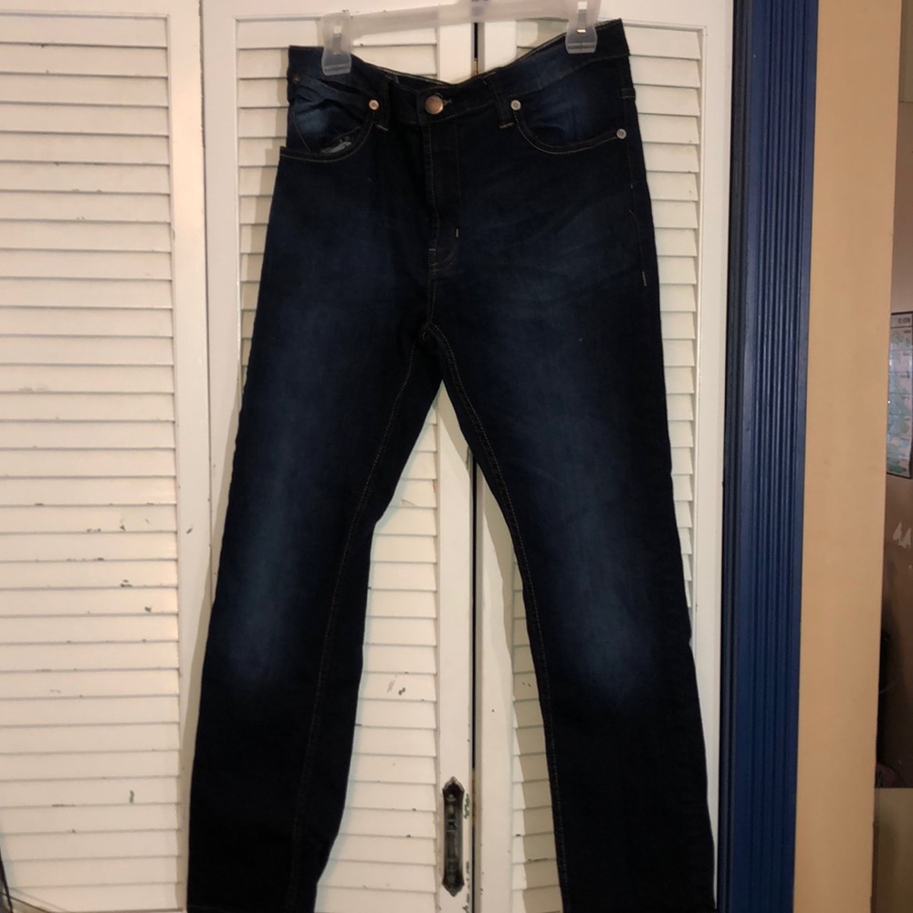 Slim cut denim jeans